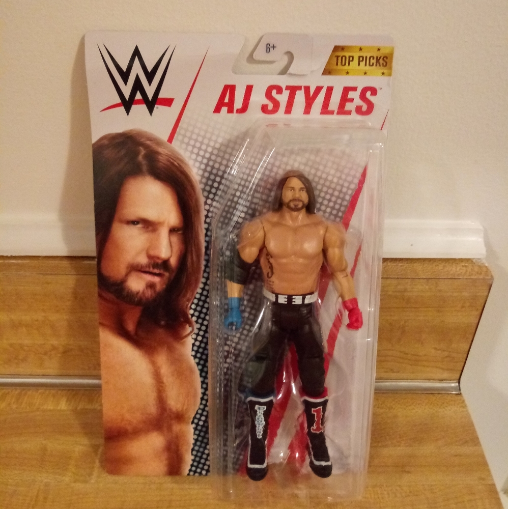 WWE AJ Styles Wrestling Figure
